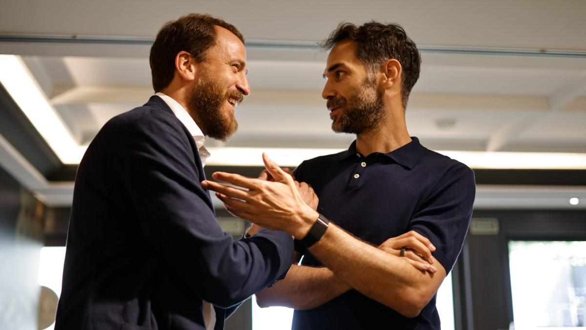 Sergio Rodríguez y José Manuel Calderón