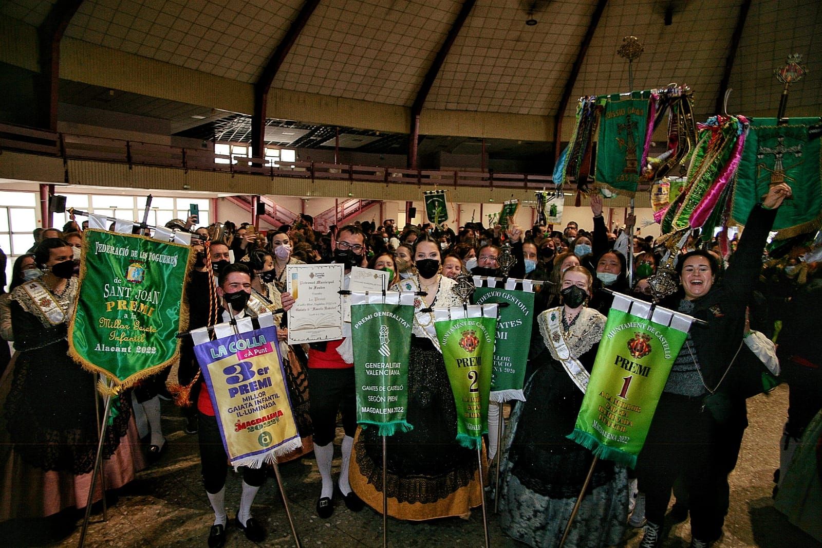 Acto de entrega de premios a las gaiatas en la Pérgola