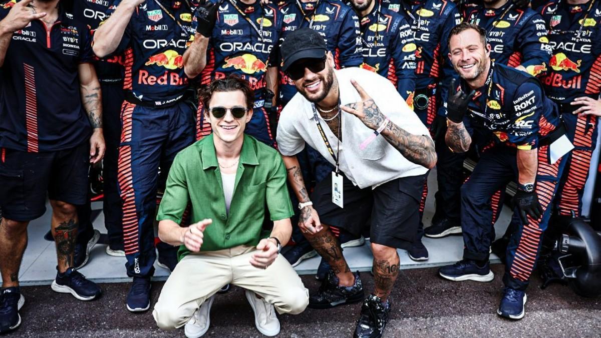Neymar, en el GP de Mónaco