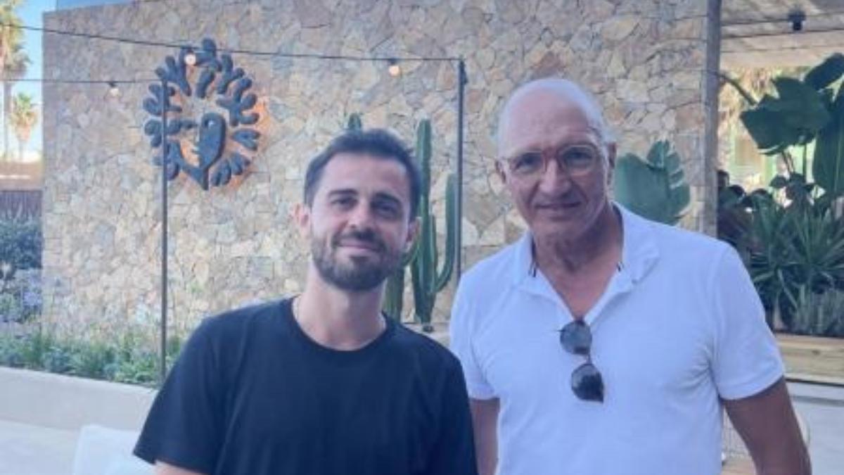 Bernardo Silva, en Barcelona