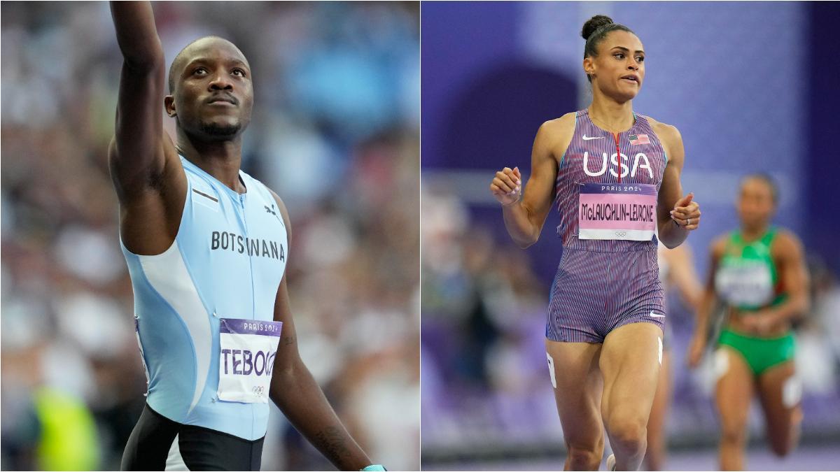 Letsile Tebogo y Sydney McLaughlin, las estrellas del jueves