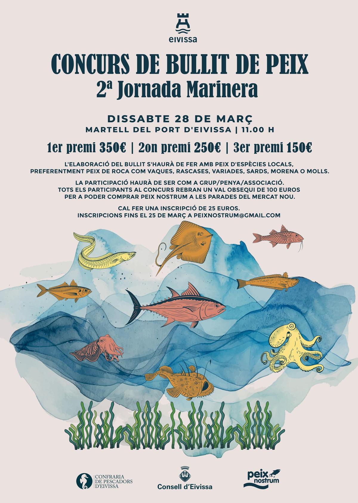 Cartel del Concurso de Bullit de Peix.