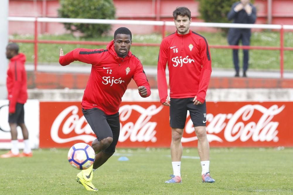 Entrenamiento del Sporting