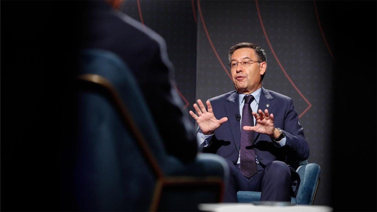 Bartomeu, durante la entrevista