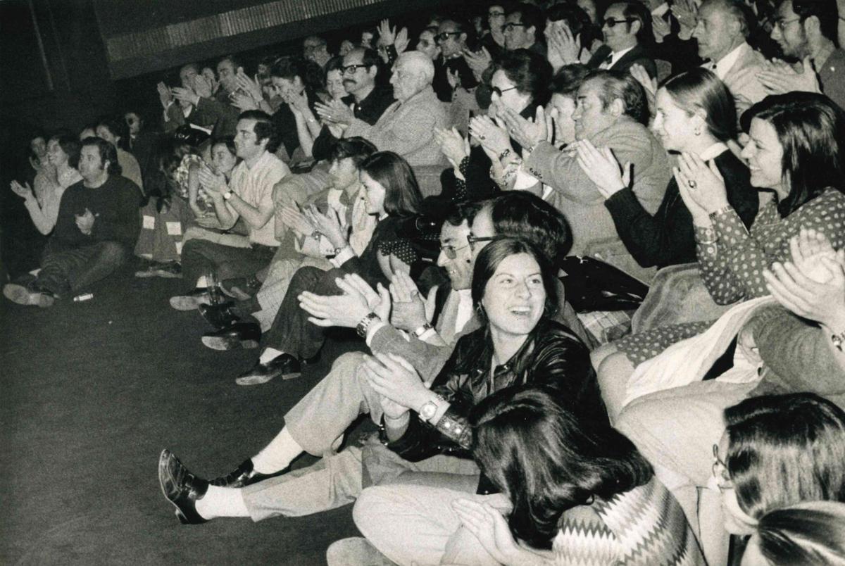 Público en el primer encuentro flamenco del Aula de Cultura