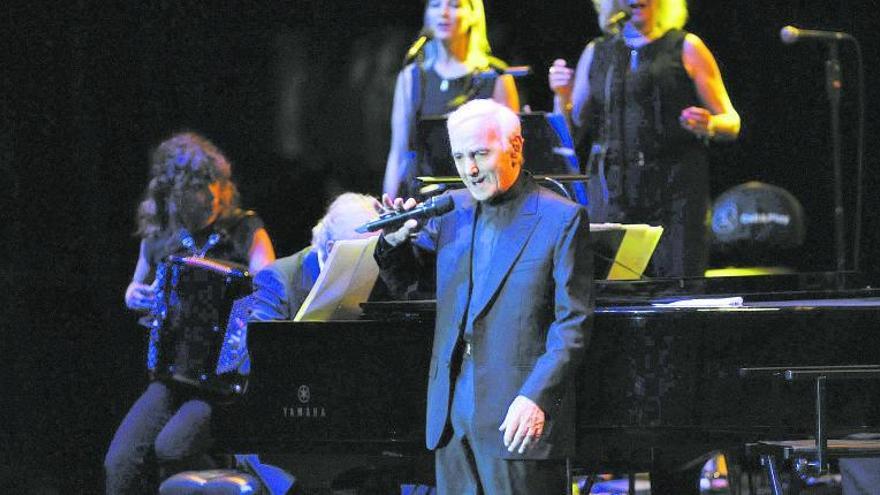 Concierto de Charles Aznavour en el Starlite de Marbella en 2016.