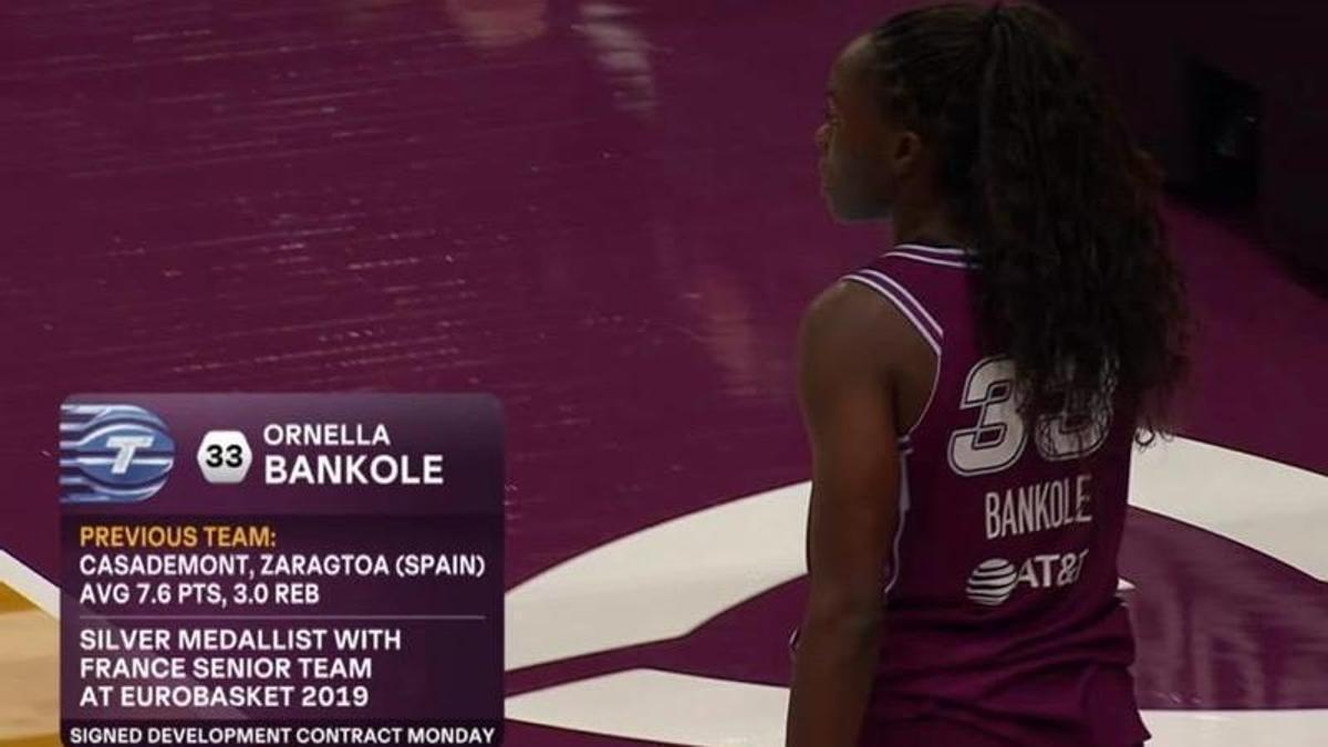 Imagen del debut de Bankolé con el nombre de Zaragoza mal escrito