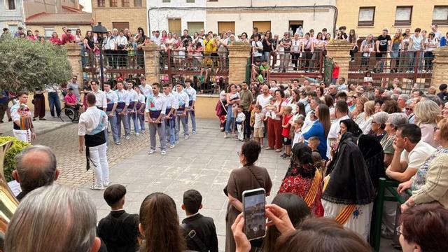 Los danzantes tuvieron gran protagonismo en las fiestas.
