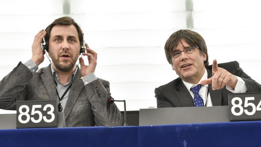 Comín i Puigdemont, a l&#039;Eurocambra en sessió plenària