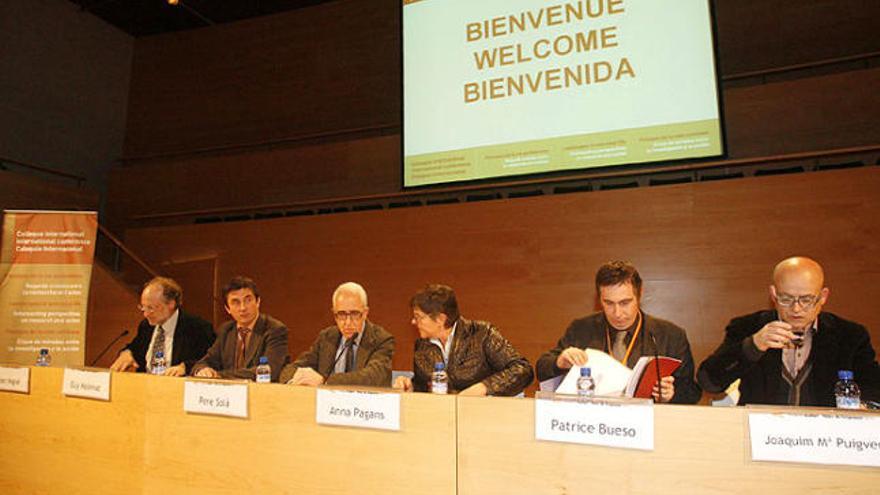La primera jornada del congrés sobre territori i paisatge realitzat al Palau de Congressos de Girona.