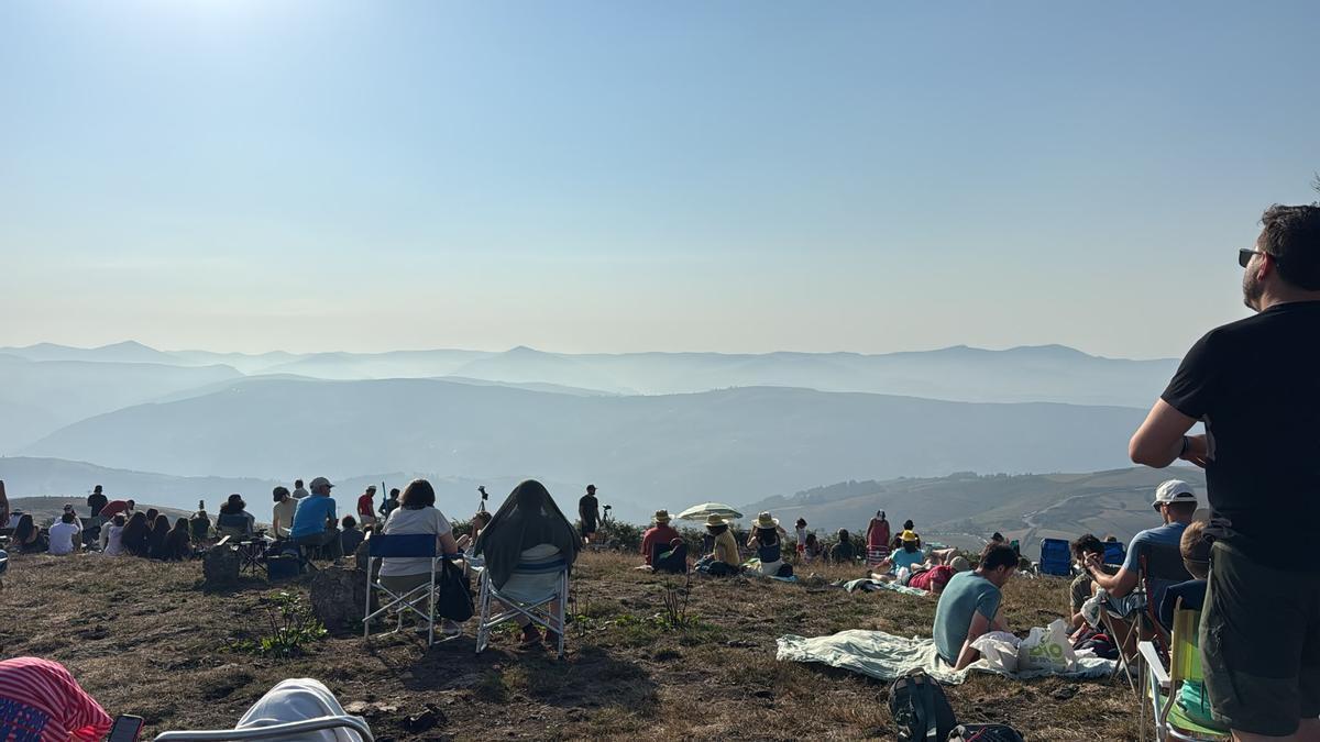 VÍDEO: Así se vivió el eclipse en Cangas de Narcea