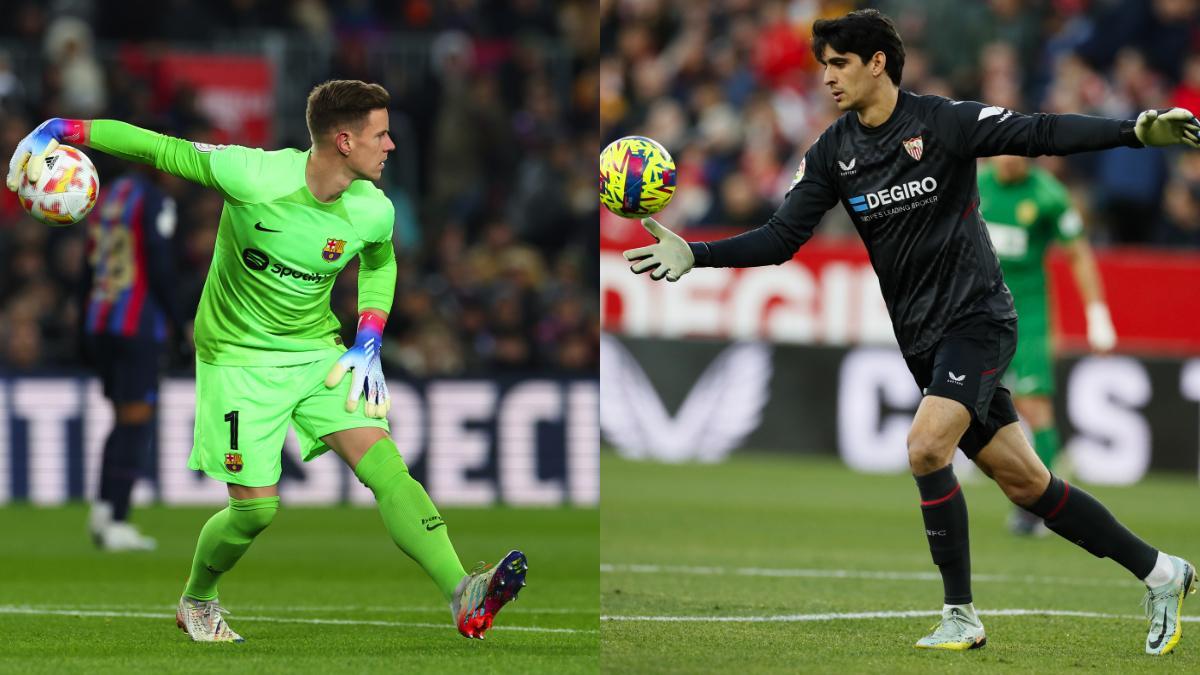 Ter Stegen (FC Barcelona) y Bono (Sevilla CF)