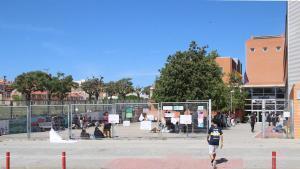 Movilización de alumnos en el Instittu Narcís Oller de Valls.