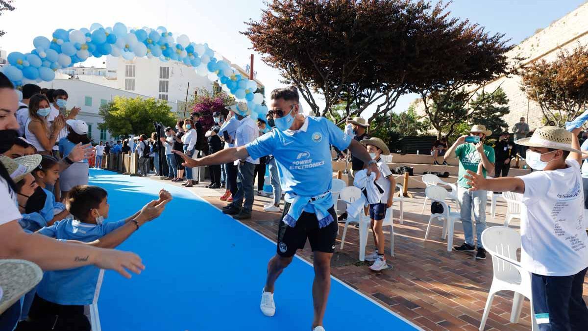 Imágenes de la celebración en casa de la UD Ibiza