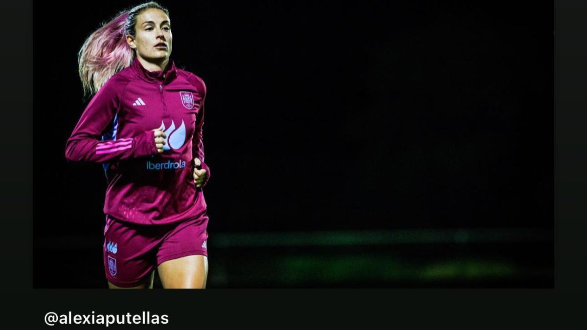 Alexia Putellas entrenando en Nueva Zelanda