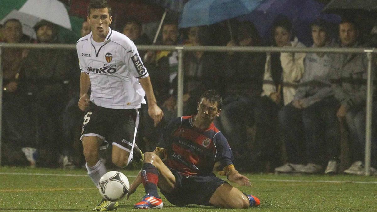 Gayà, en su debut contra la Llagostera