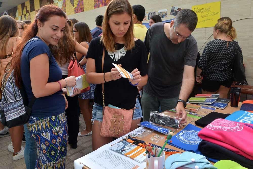 Acto de bienvenida a los estudiantes de intercambi