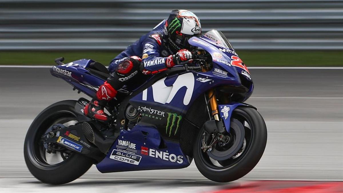 Viñales, en la pista de Sepang