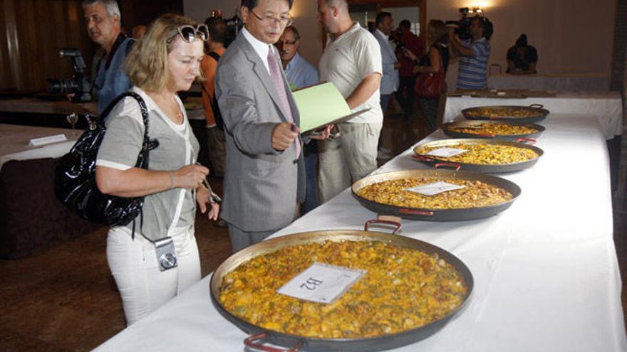 Concurso internacional de paellas en Sueca.