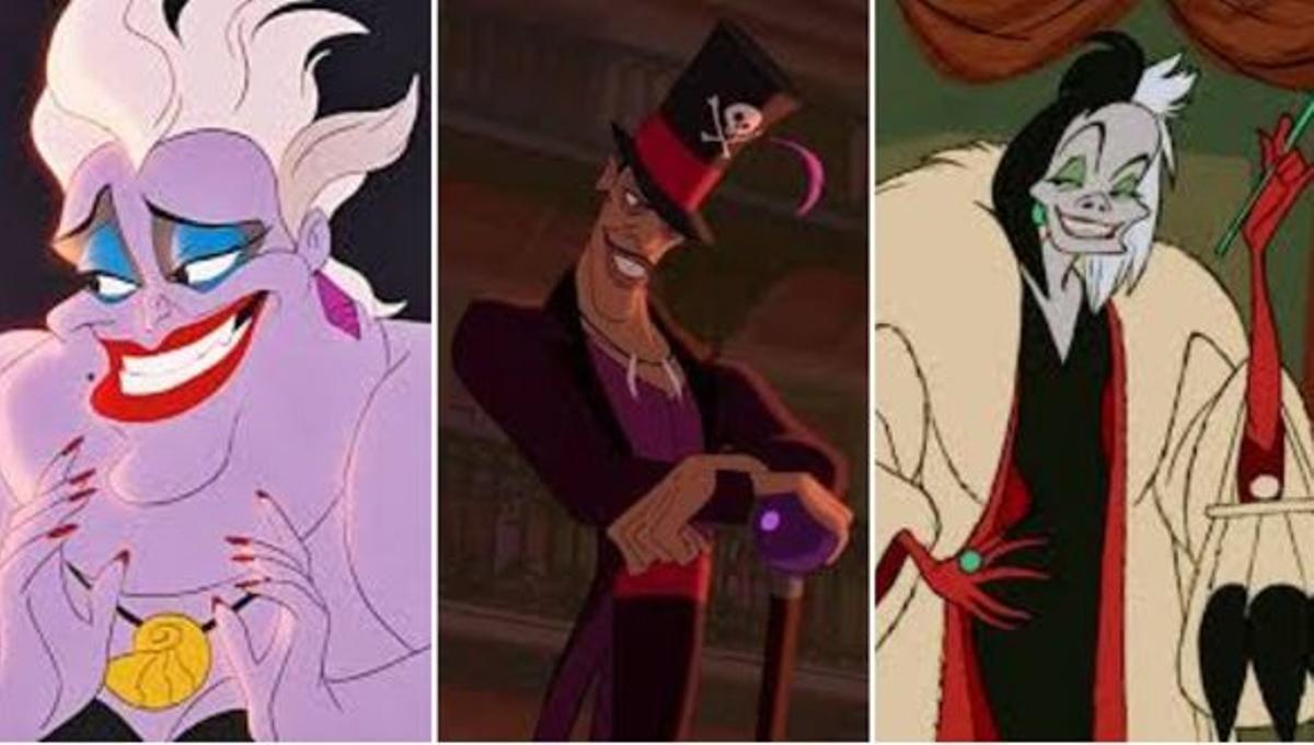 Tres villanos de Disney claramente no normativos.