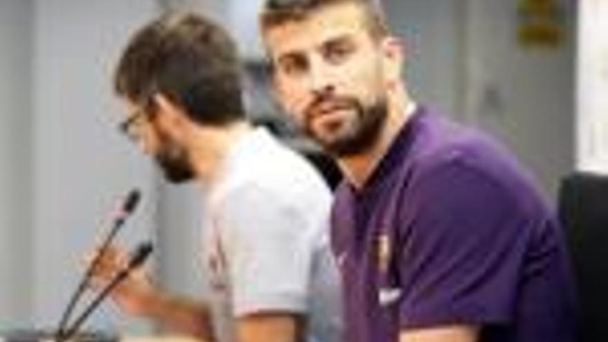 Gerard Piqué    va confirmar a Luis Enrique que no jugarà més  amb Espanya