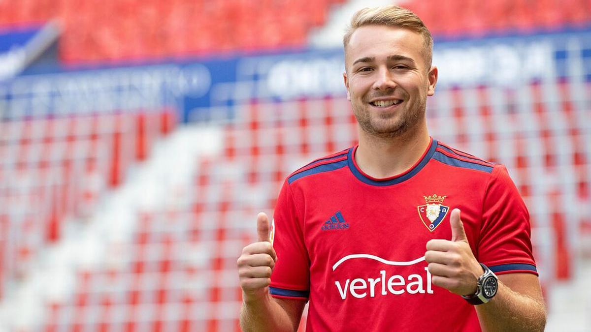 Javi Ontiveros, en Osasuna