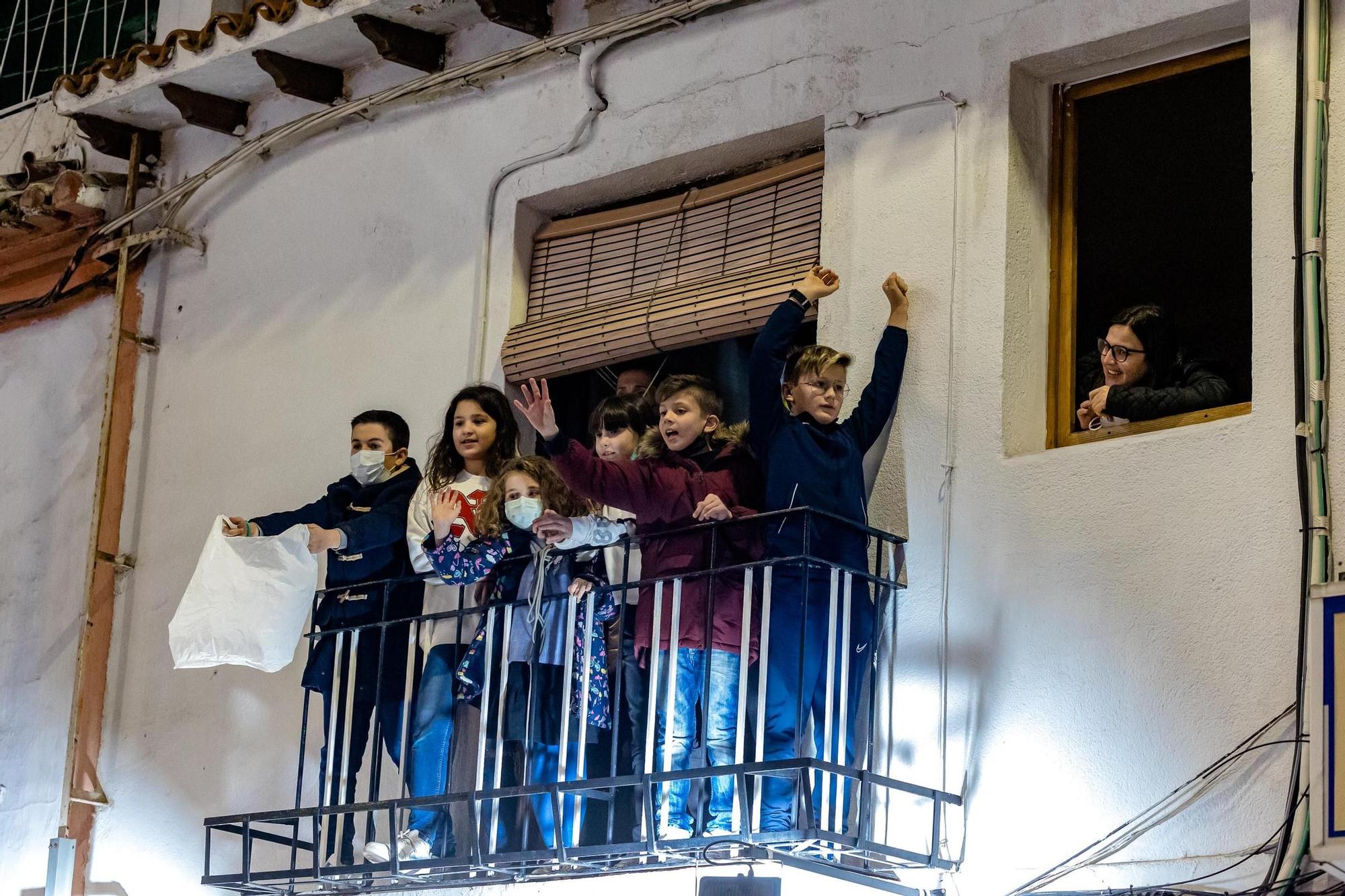 Los tres Reyes Magos fueron recibidos en el auditorio Julio Iglesias del Parque de L'Aigüera.