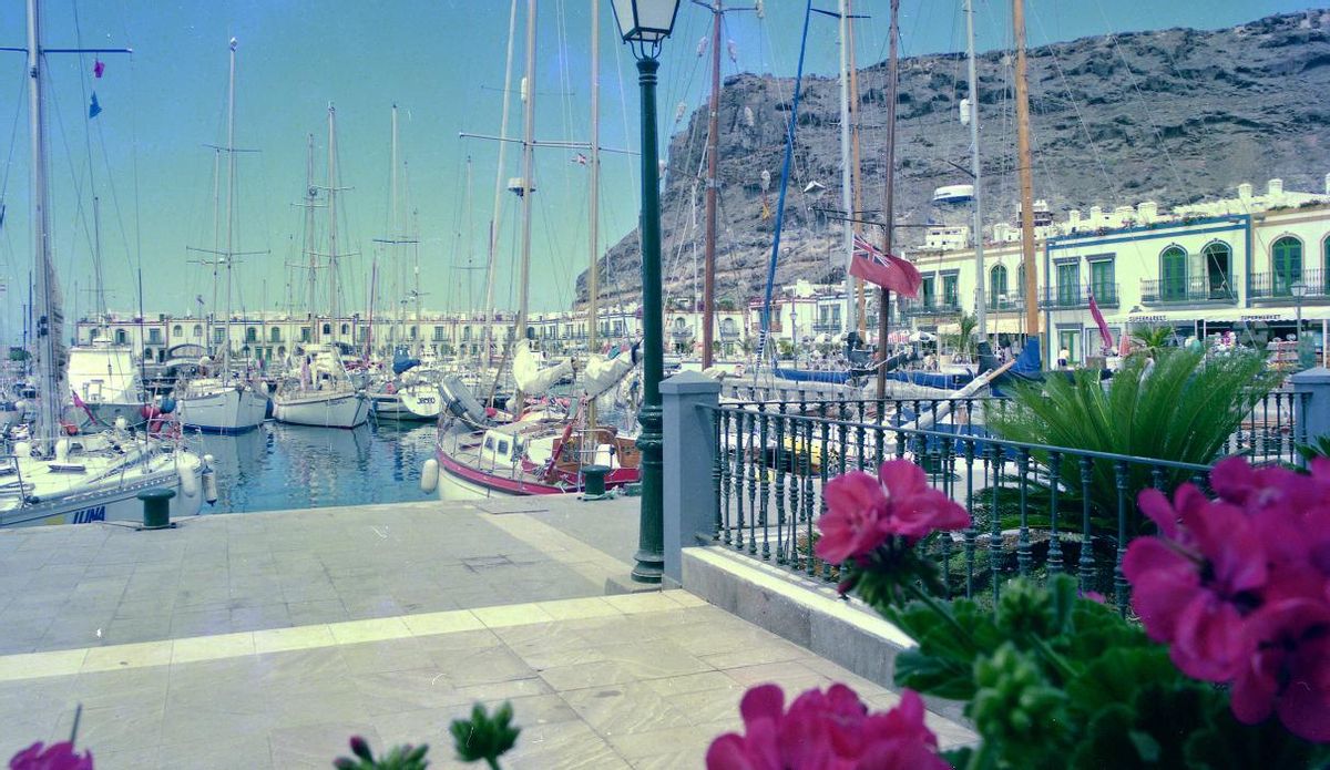 Fotografía del Puerto de Mogán.
