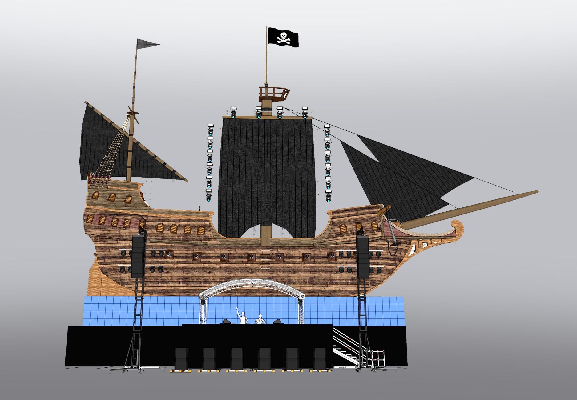 Maqueta del escenario que el Medusa ha diseñado para la próxima edición del festival.