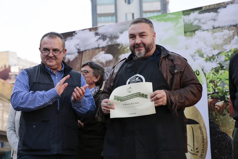 Oviedo apoya desde Gascona la candidatura sidrera ante la UNESCO