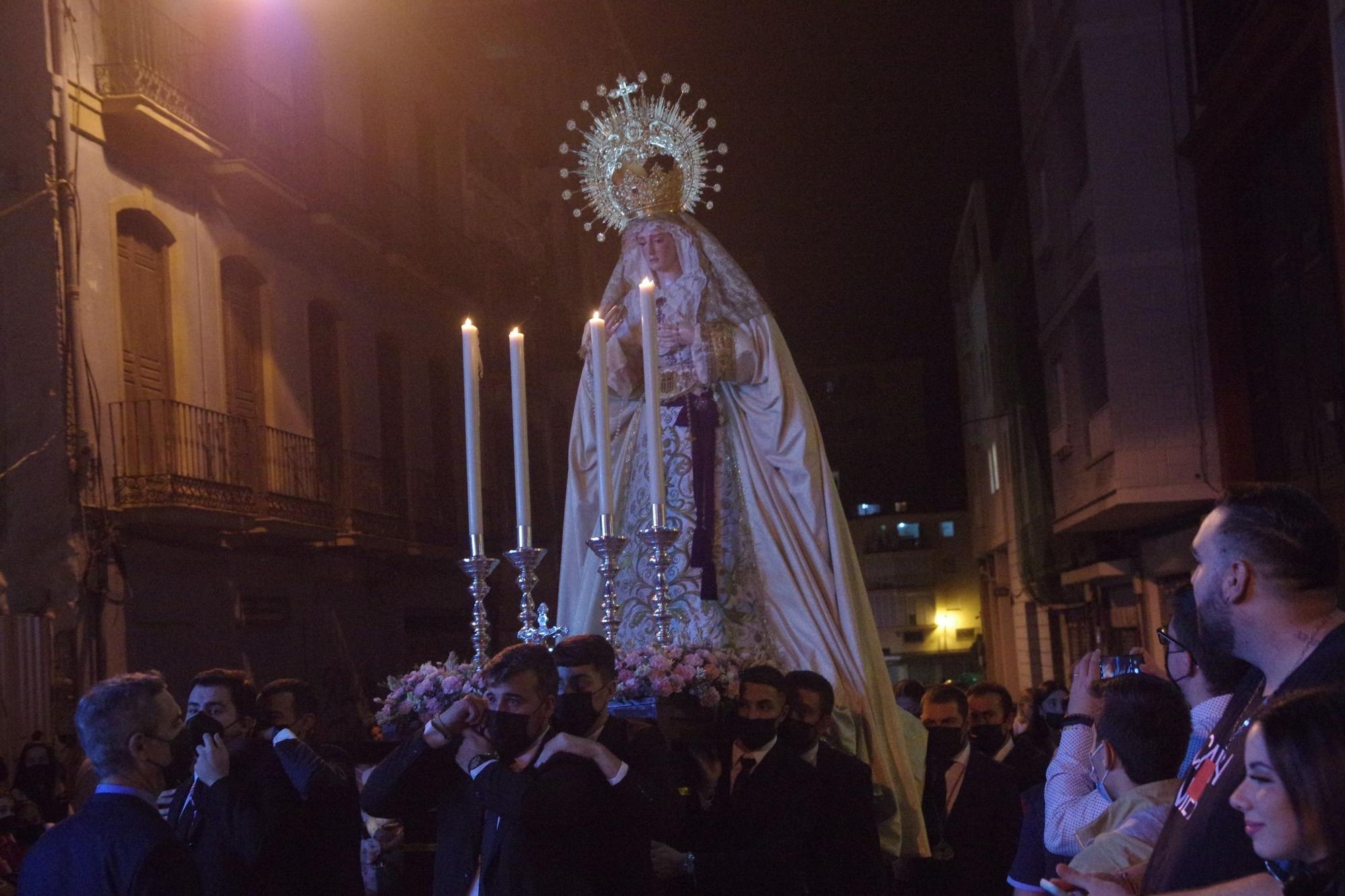 Traslados del Cristo de los Gitanos y la Virgen de Consolación y Lágrimas por la Magna