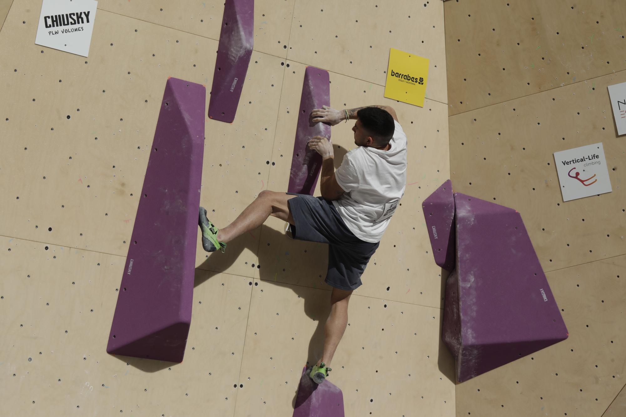 Así se vivió la primera prueba de la Copa de España de escalada en Oviedo