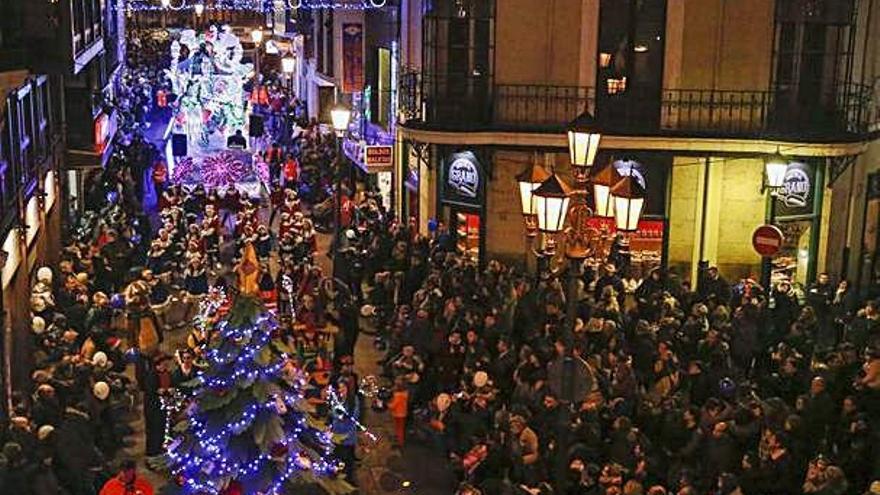 Imagen de la Cabalgaza por las calles de Zamora en 2018.