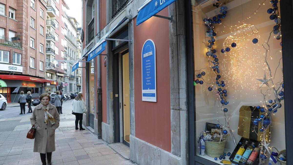 Escaparate de "La Avilesina"