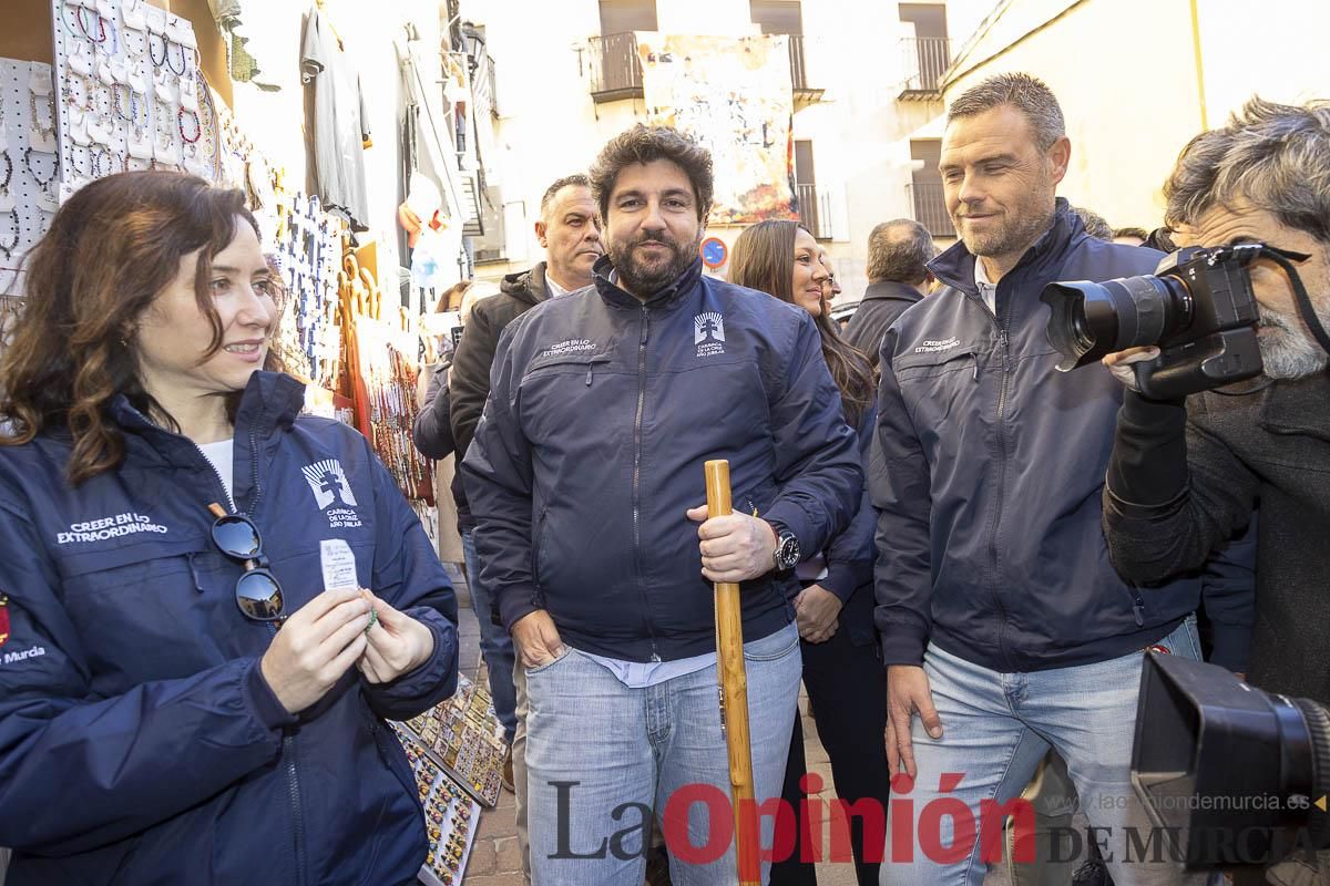 Así ha sido la visita de Isabel Díaz Ayuso a Caravaca de la Cruz