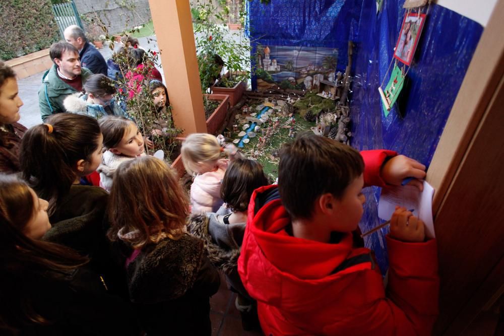 Concurso de belenes particulares de Somió, en Gijón