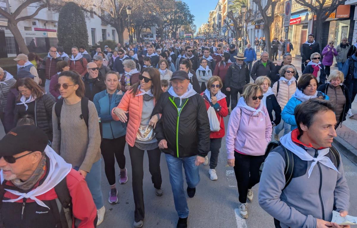 Participantes en la última romería de Santa Águeda celebrada en el 2025.
