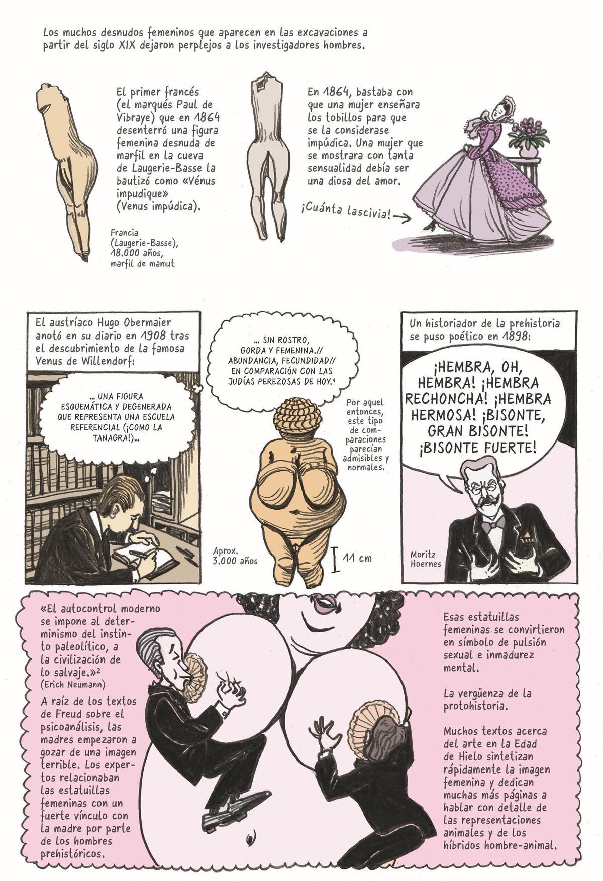 Página de 'La mujer como lo humano'.