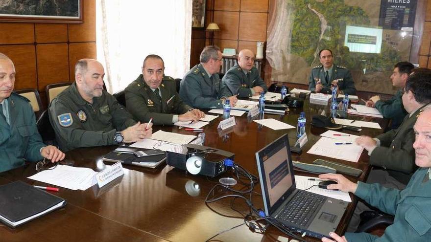 La Junta de Seguridad de la Guardia Civil evalúa la evolución de la delincuencia