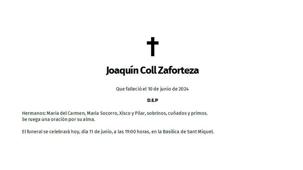 Joaquín Coll Zaforteza