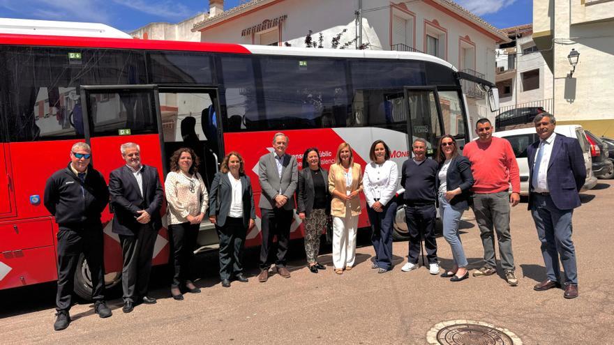 La Conselleria de Medio Ambiente, Agua, Infraestructuras y Territorio pone en marcha el servicio de autobuses para el transporte de viajeros por carretera que conecta l'Alt Palància con Sagunt y València