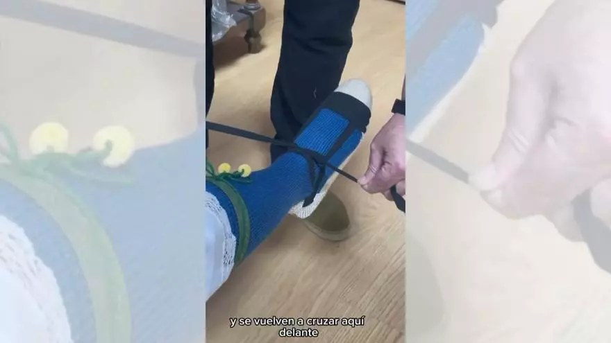 Vïdeo | La manera correcta de anudarse las alpargatas para la Ofrenda a la Virgen del Pilar