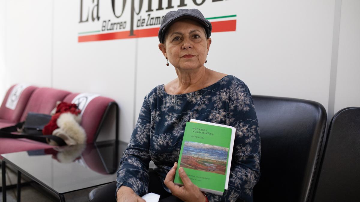 Charo Antón, con su último libro