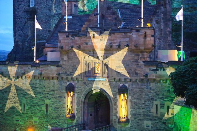 Festival de Edimburgo - Castillo con espectáculo de luces