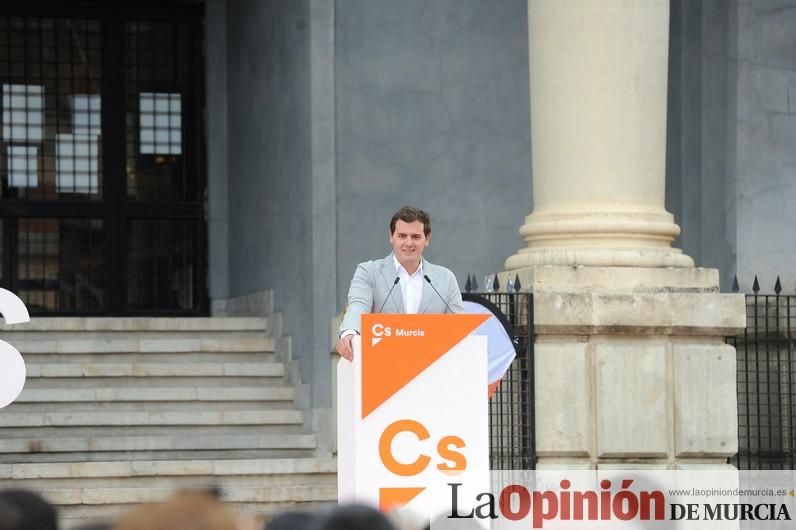 Albert Rivera, líder de Ciudadanos, en Murcia