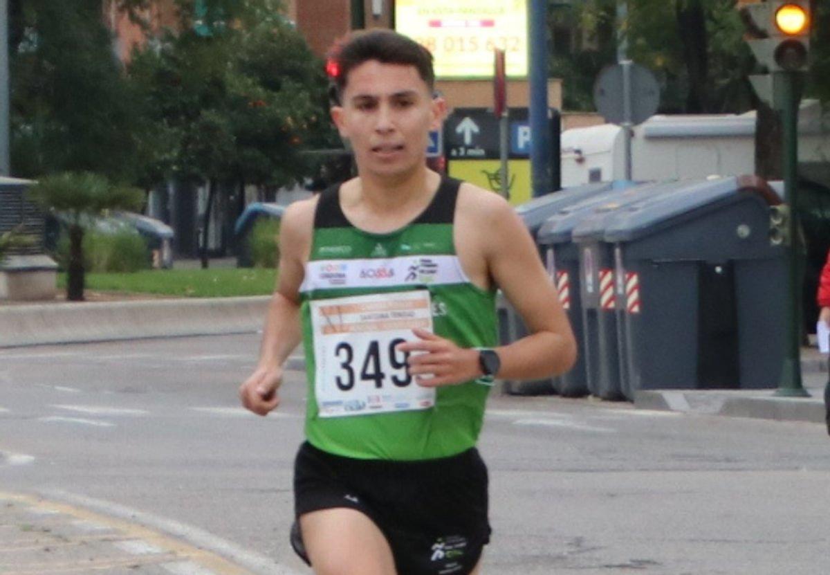 Carlos Barbero, durante una competición.