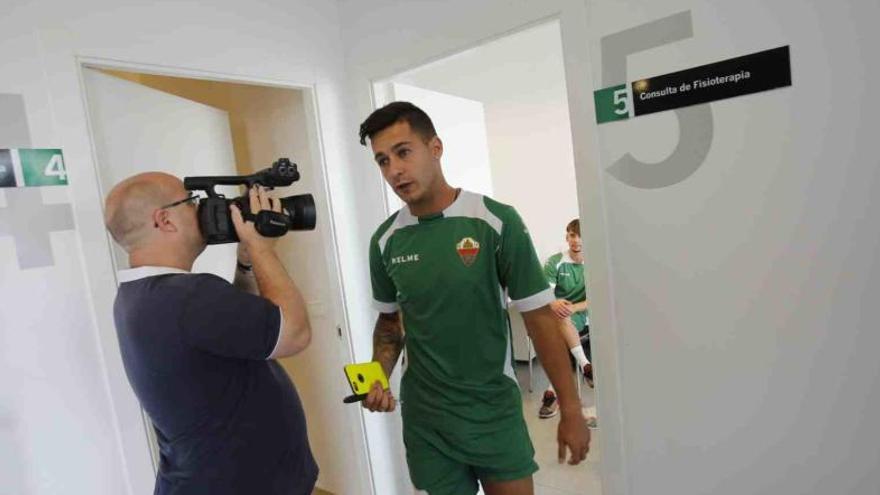 Sergio León, en las instalaciones de la Sport Clinic Ripoll y De Prado