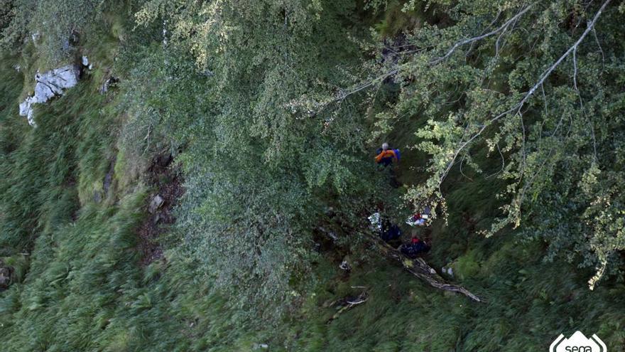 Rescatados dos senderistas en Cabrales