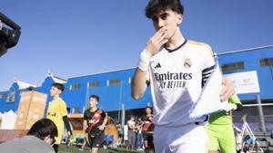 Alberto Ruiz es el capitán del Infantil b del Real Madrid