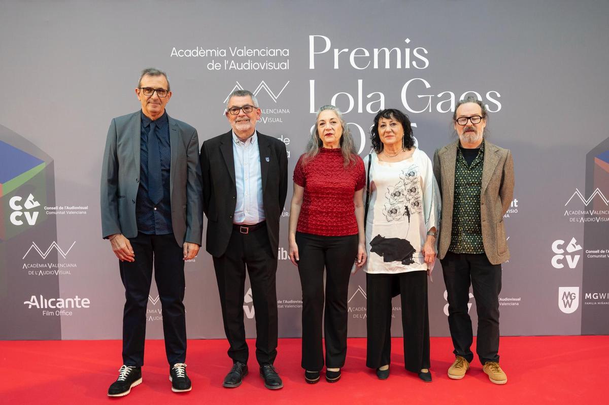 Una delegación de Viver, encabezada por el alcalde, asistió a la gala.